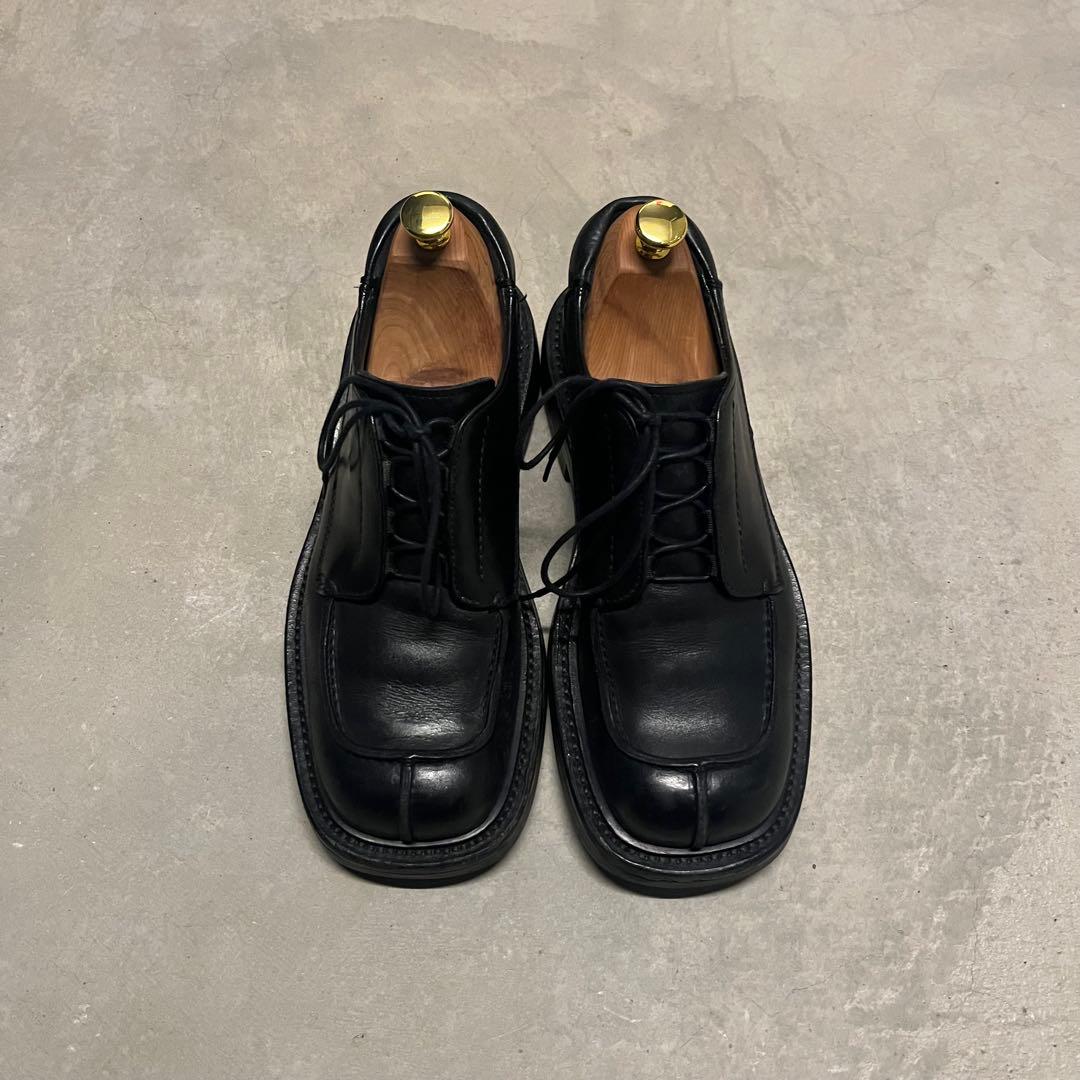 靴 prada 1999AW square-toe derby shoes 7