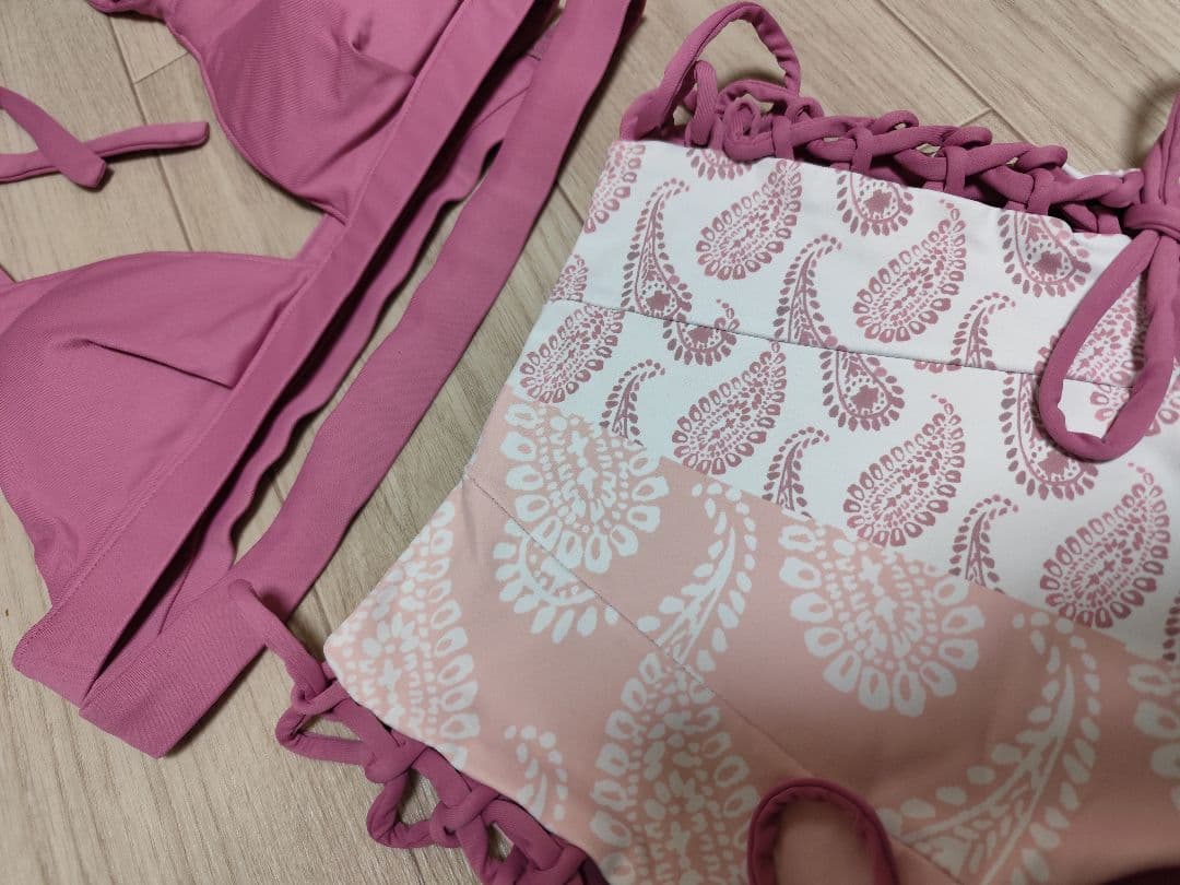 ゆう　Alexia Stam 上下 水着 ペイズリー