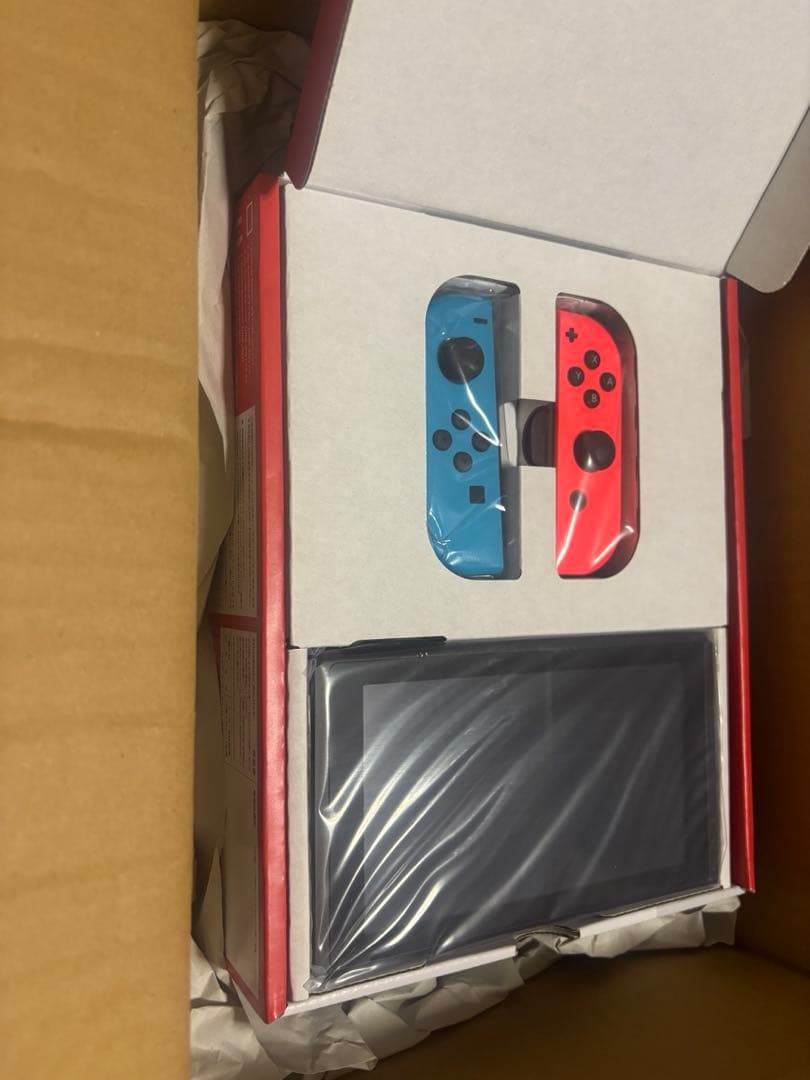 Nintendo Switch ネオンブルー/ネオンレッド 未使用本体付属品