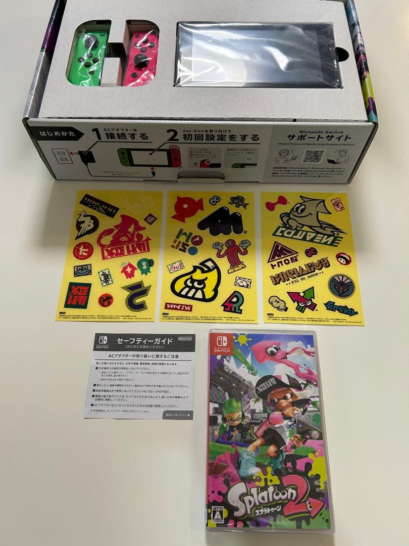 美品ニンテンドースイッチNintendo Switch本体スプラトゥーン2セット
