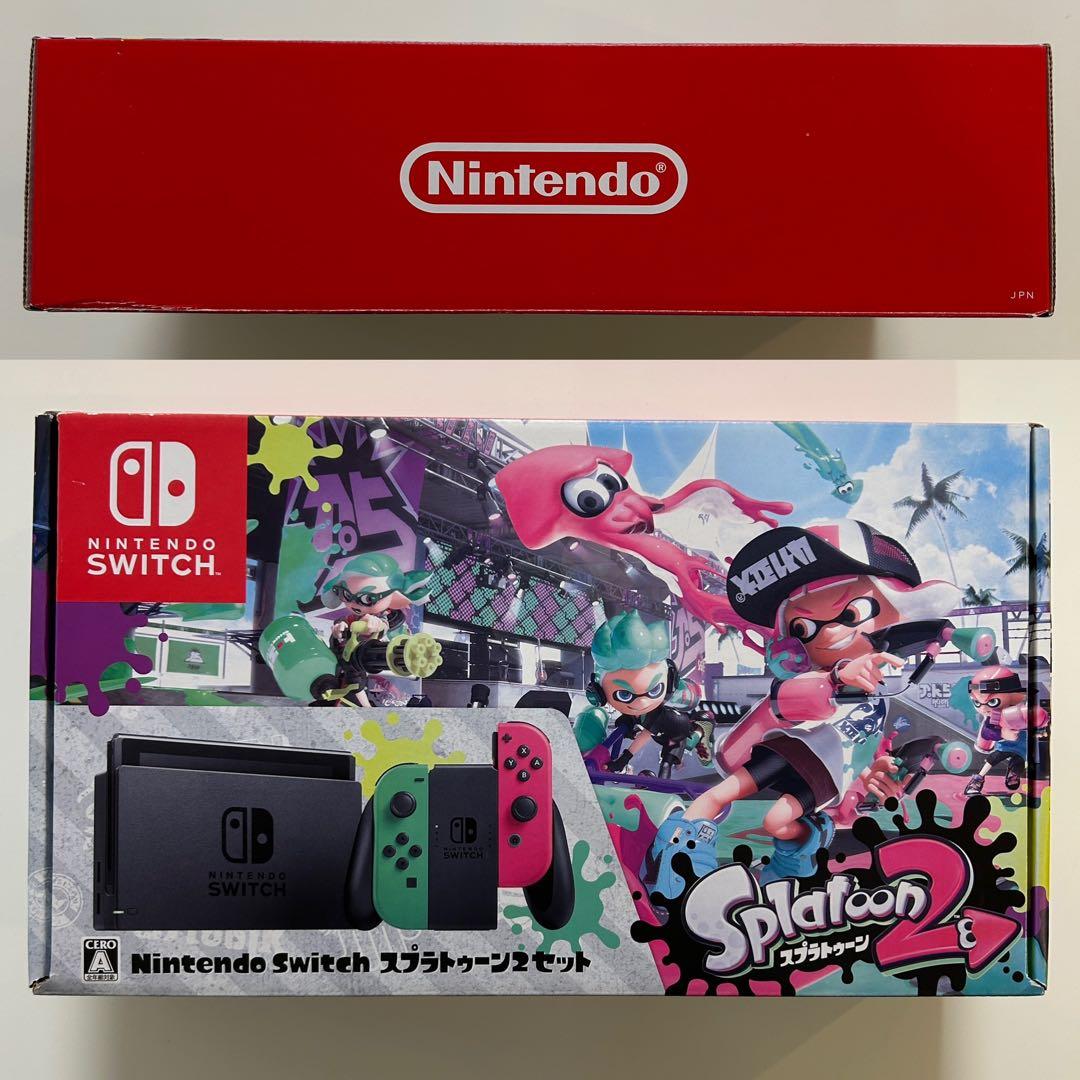 美品ニンテンドースイッチNintendo Switch本体スプラトゥーン2セット