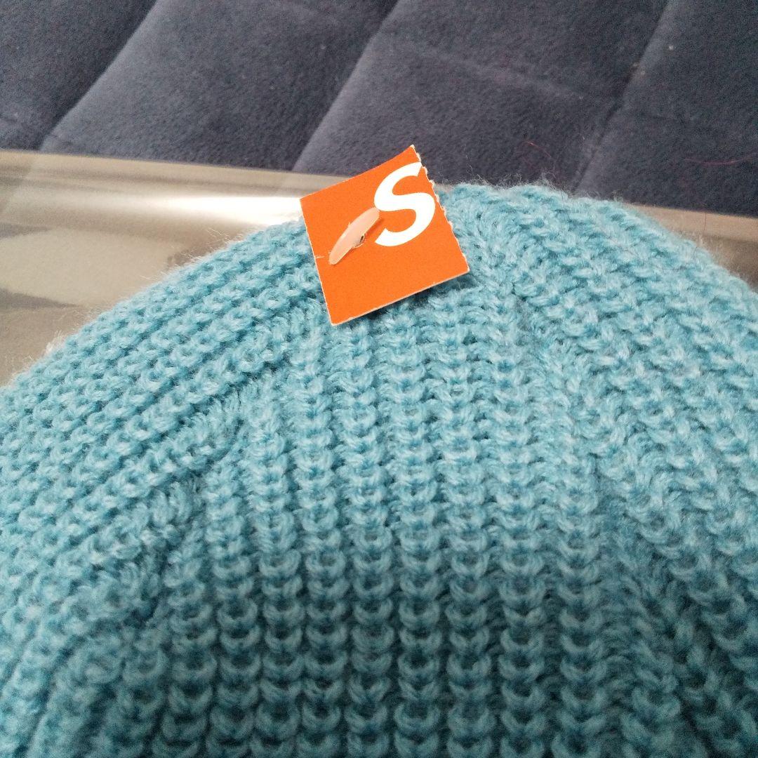 k*k様 Supremeルーズゲージビーニー。ターコイズブルータグ付き試着程度の