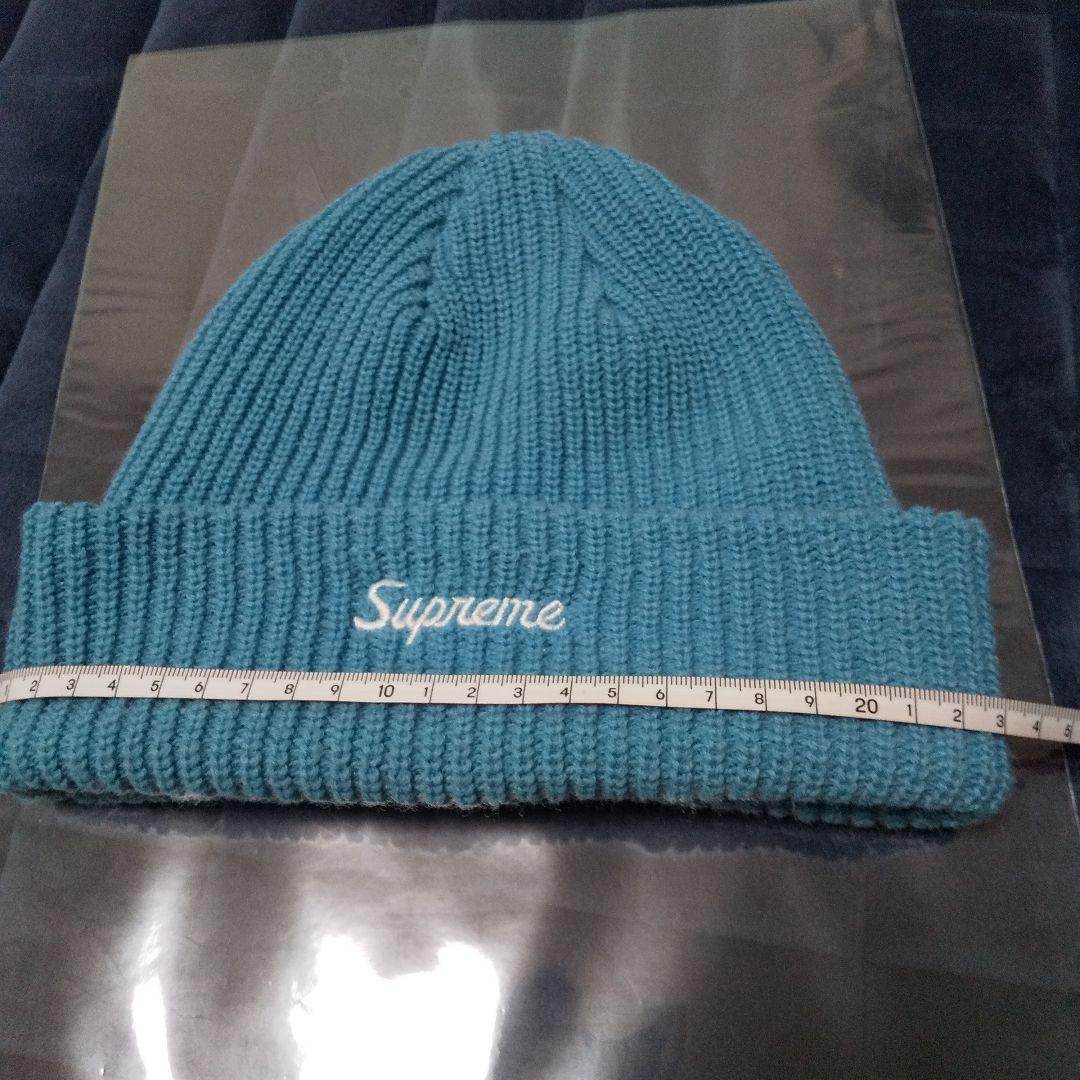 k*k様 Supremeルーズゲージビーニー。ターコイズブルータグ付き試着程度の