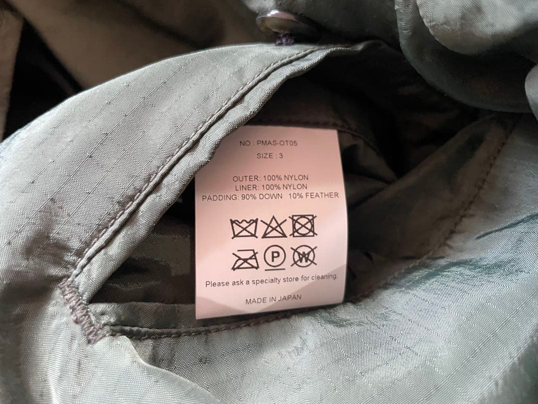 PHIGVEL MOUNTAINEER DOWN JACKET フィグベル