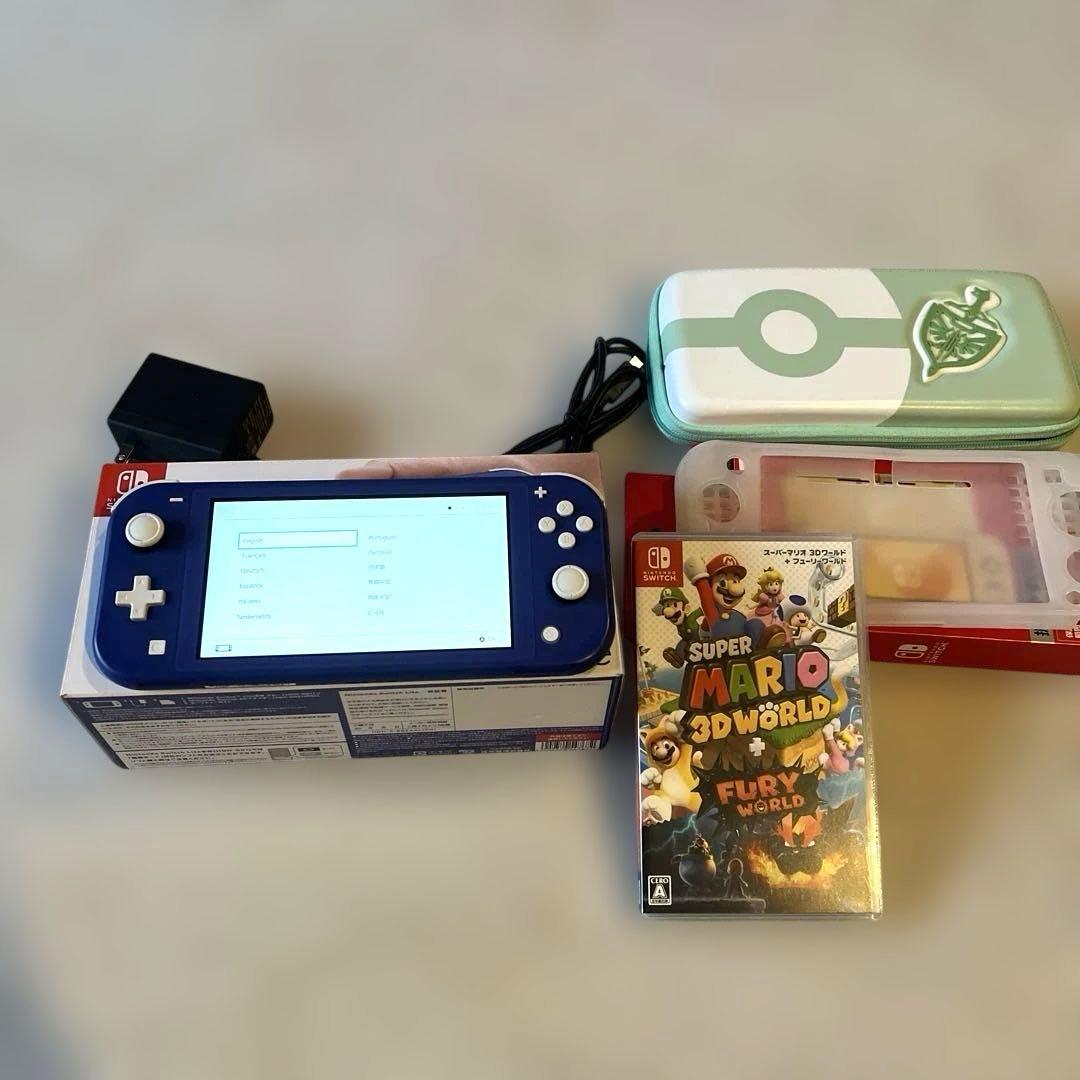 Nintendo Switch Lite 青色 本体 + ゲームソフト