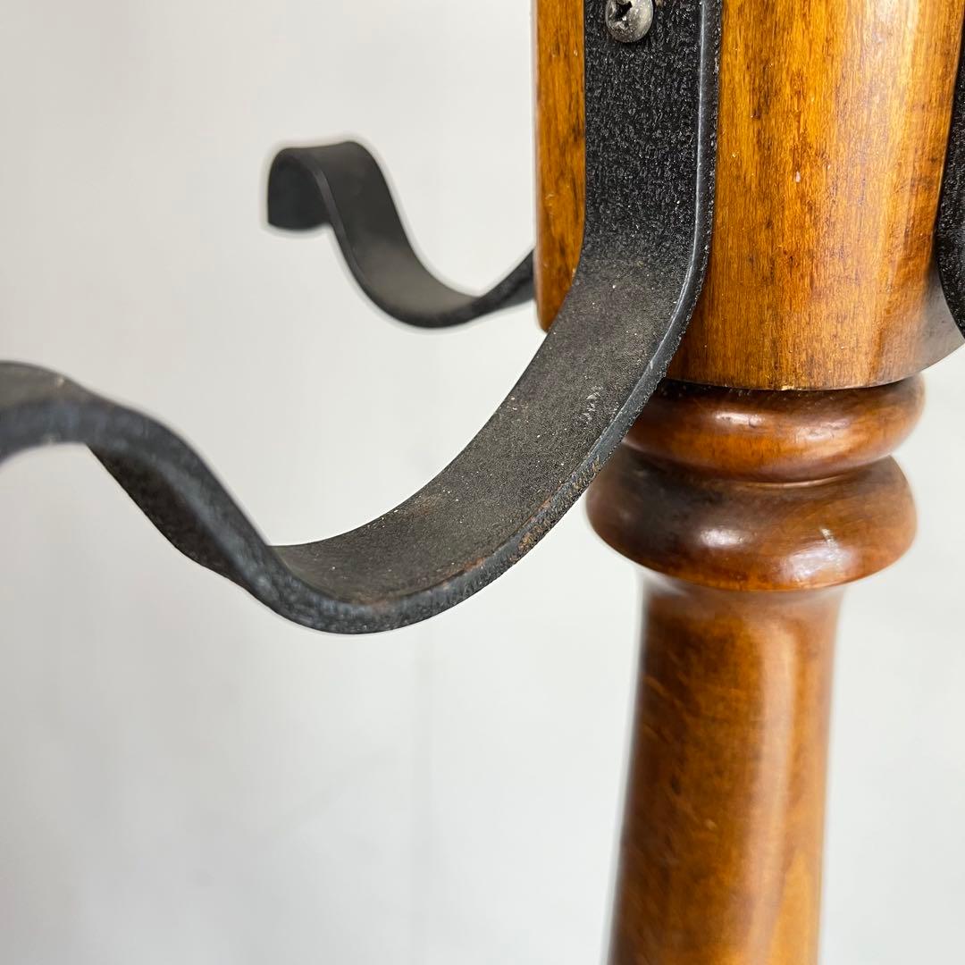 オールド カリモク ハンガーラック 昭和レトロ コロニアル z441