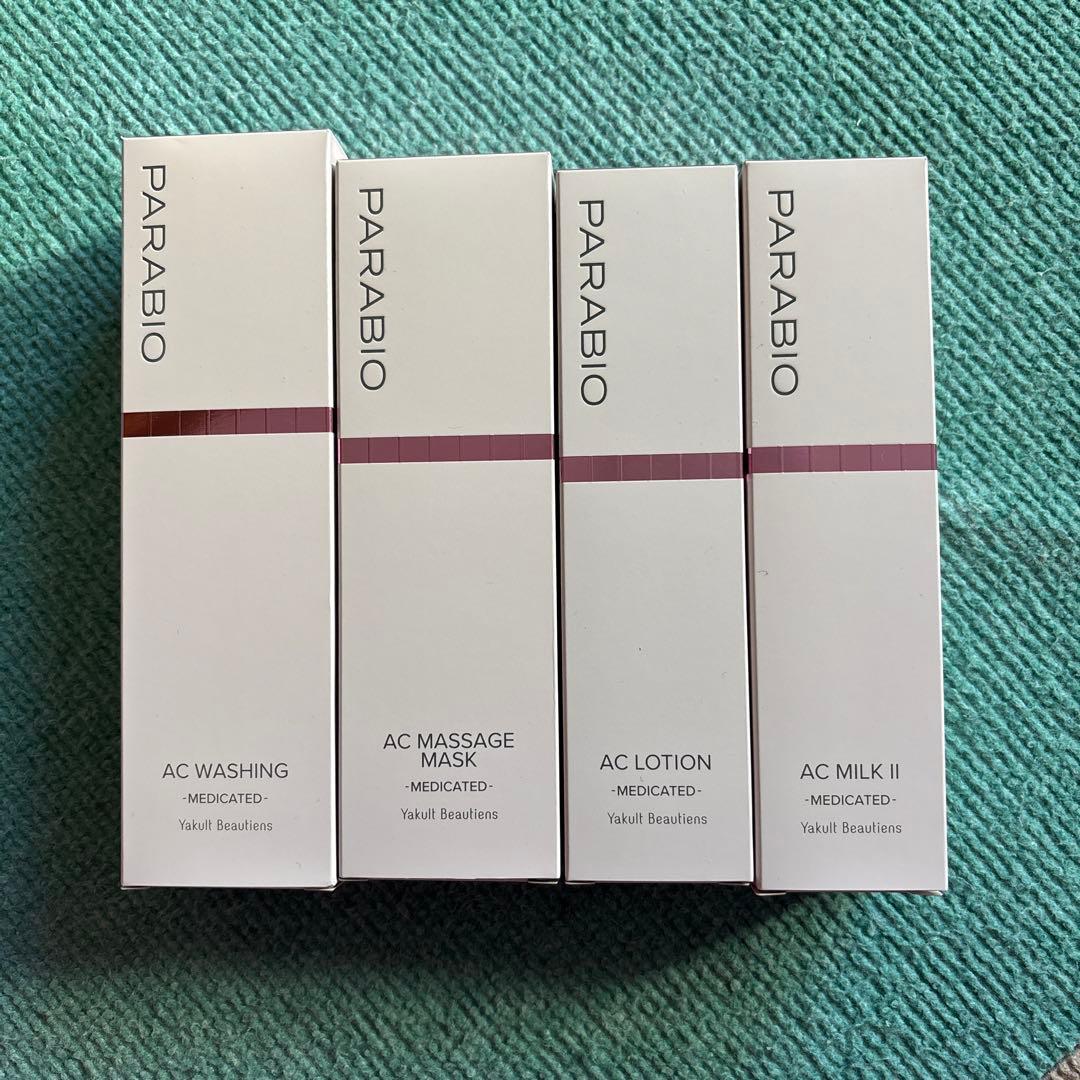 PARABIO AC洗顔・マッサージマスク・ローション・ミルクII