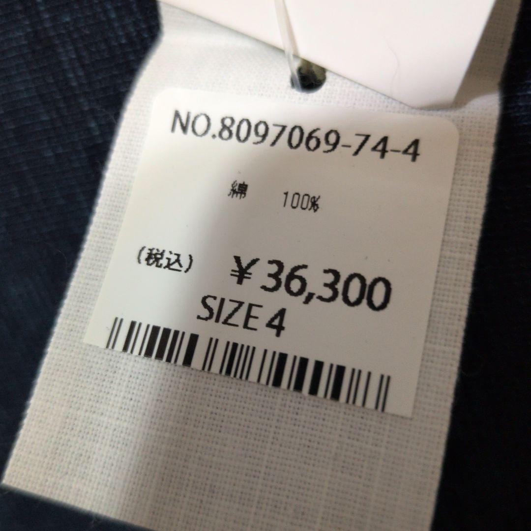 未使用タグ付45rpmインディゴポロシャツ