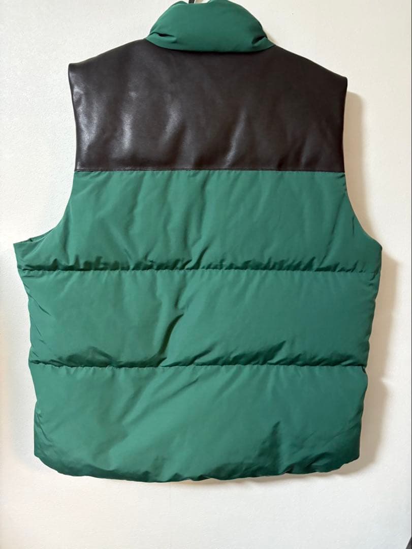 Schott グリーン・ブラック ダウンベスト