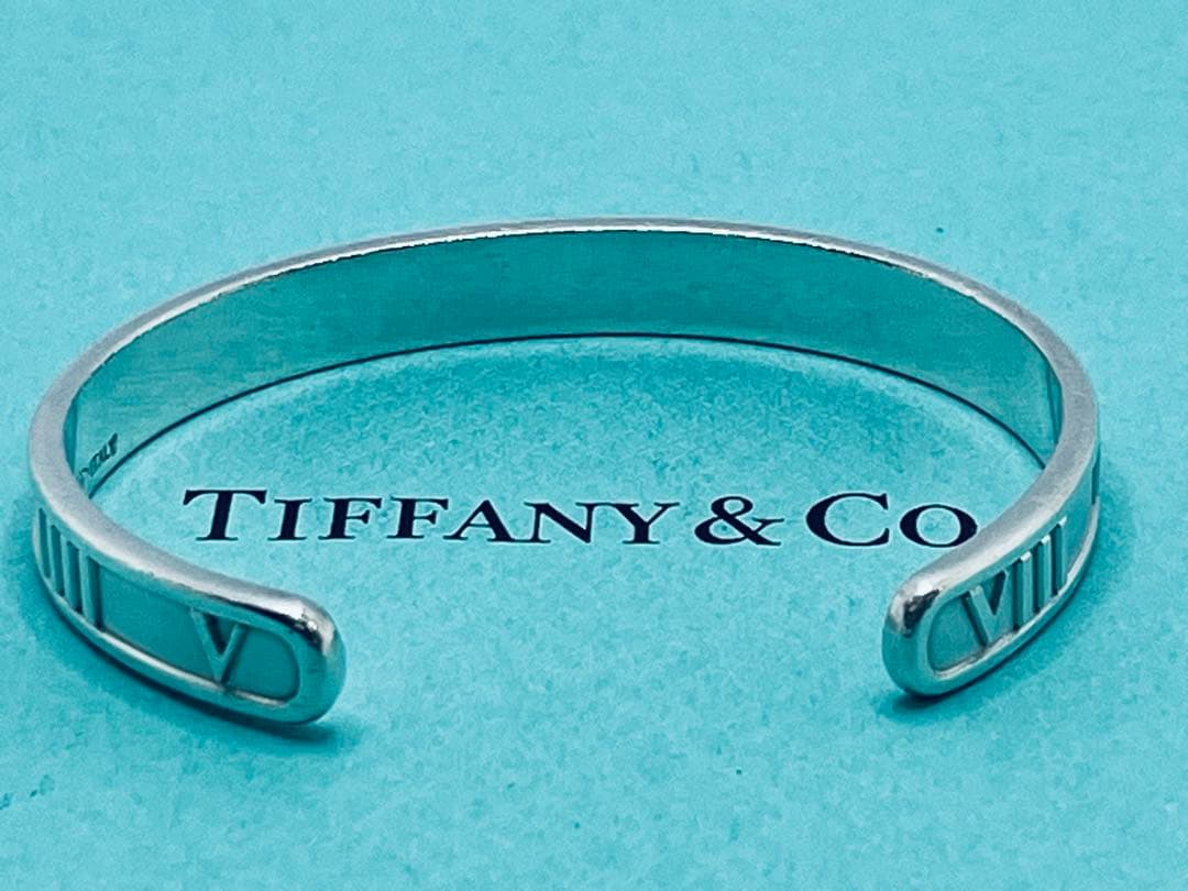 h609 美品　ティファニー　1995 アトラス　バングル　925 ブレスレット