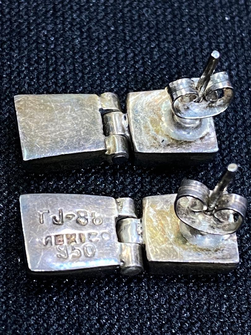 メキシコ シルバー ターコイズ ネックレス・ブレスレット・ピアス ３点セット