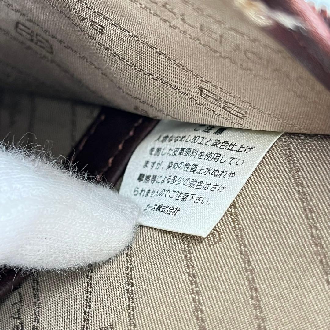 バレンシアガ ハンドバッグ ビジネスバッグ ロゴ型押し レザー 茶色 A4可能