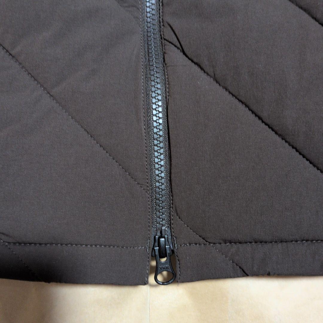 テーラーメイド：レディース：Lサイズ：ジップアップ中綿ベスト：チャコール/黒