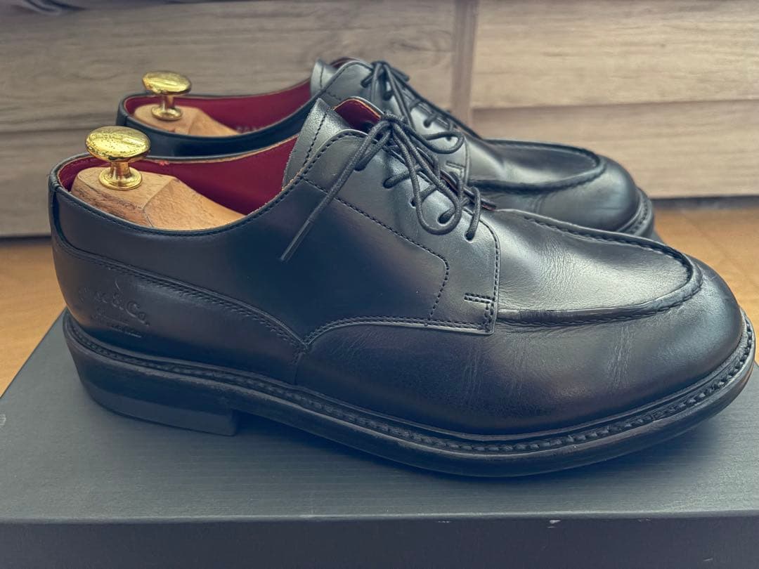 REGAL shoe&co リーガル Ｕチップ 革靴 25.5