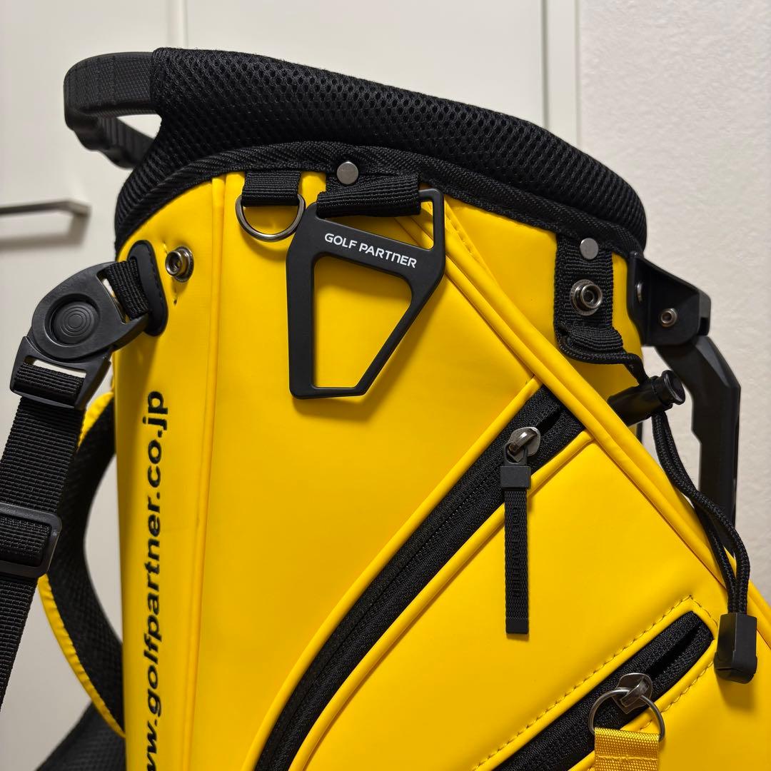 新品未使用品 GOLF PARTNER NEXGEN イエローキャディバッグ