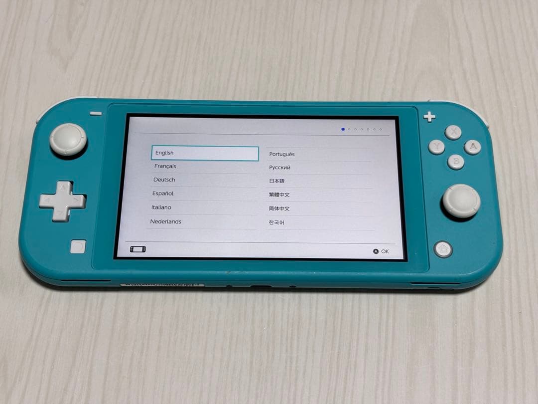 Switch light スイッチ ライト ターコイズブルー