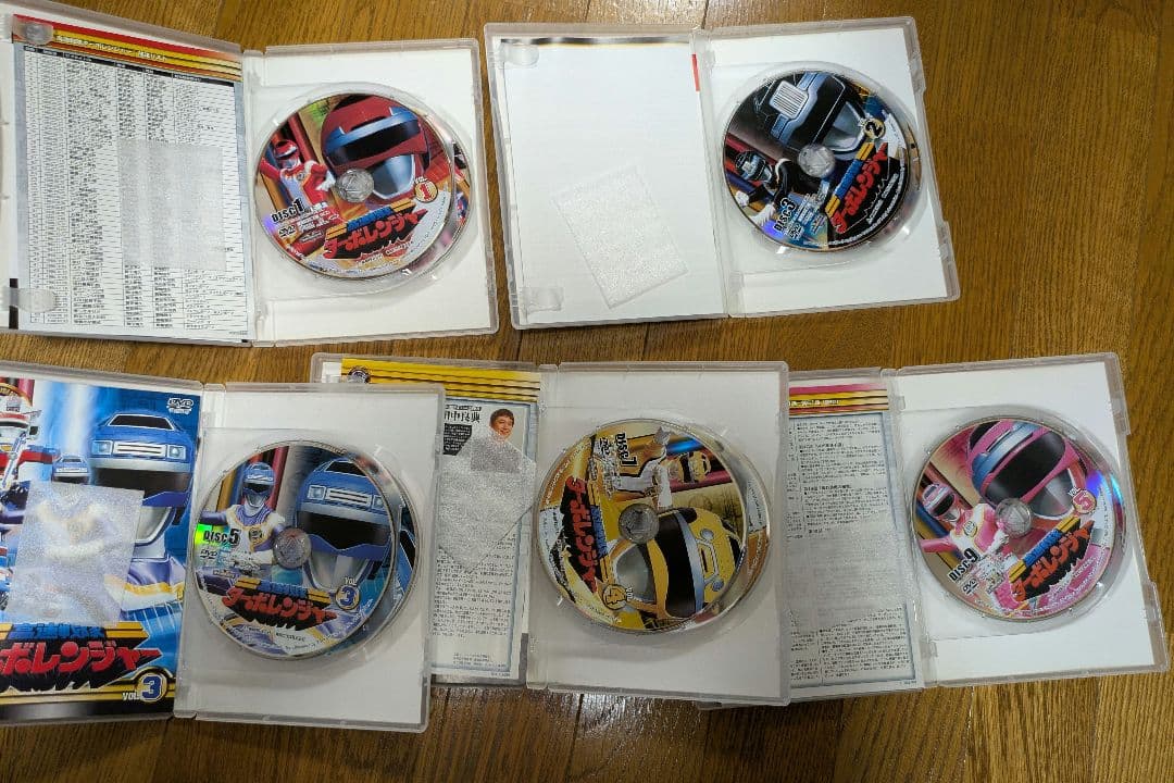 高速戦隊ターボレンジャーDVD 全5巻セット　全話収録