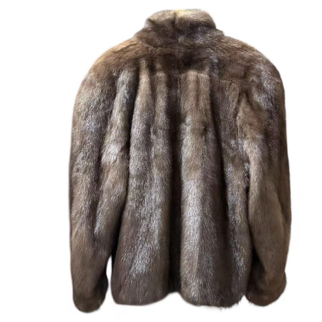 美品　Christina Bahn　ミンクコート　肉厚毛皮　柔らか　リアルファー