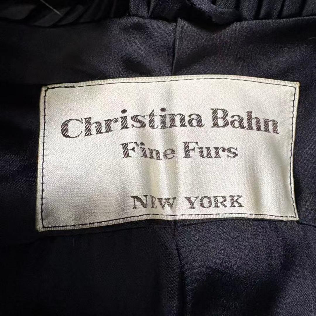 美品　Christina Bahn　ミンクコート　肉厚毛皮　柔らか　リアルファー