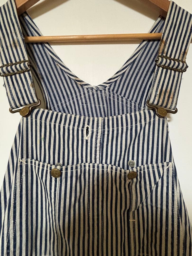 Lee 91-SB オーバーオール ヒッコリーストライプ50s～60s