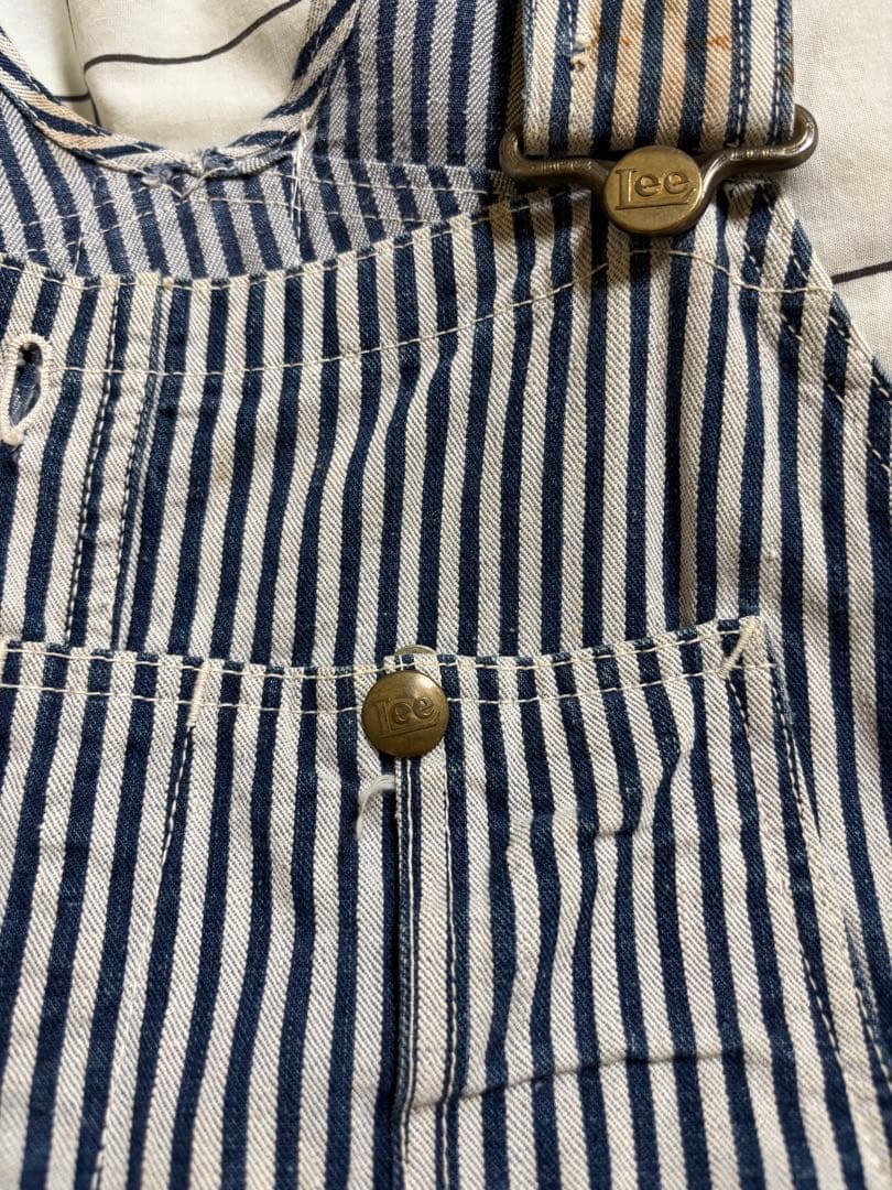 Lee 91-SB オーバーオール ヒッコリーストライプ50s～60s