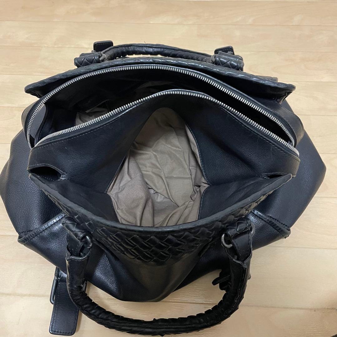 ■BOTTEGA VENETA（ボッテガ）良品 /ハンドバッグ/ ブラック 黒