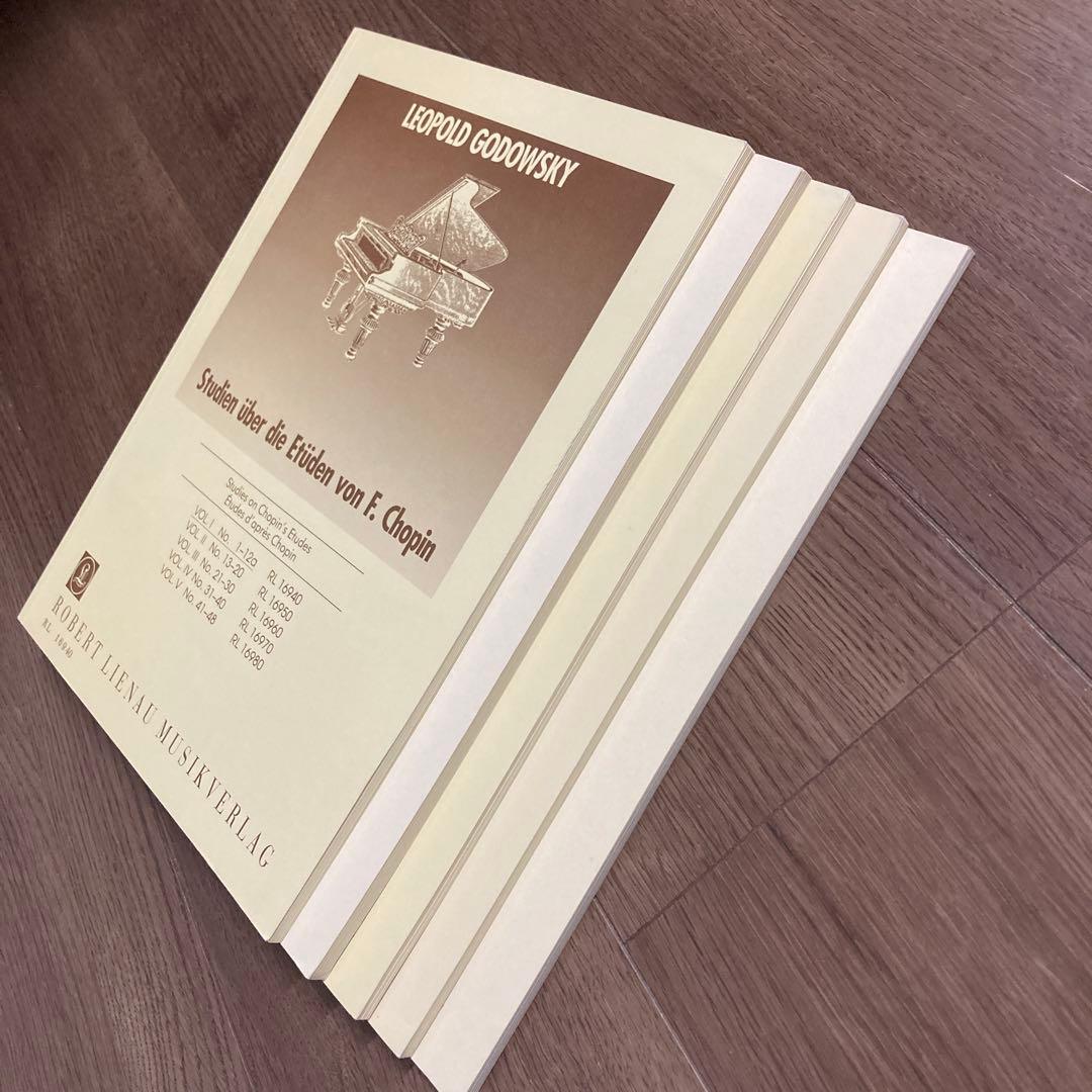 L.GODWSKY/ショパンのエチュードによる練習曲集 全5巻R.LIENAU