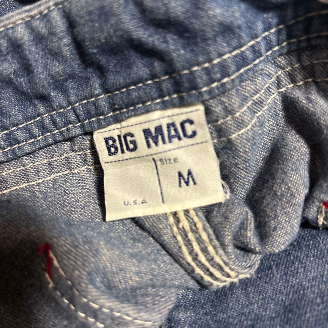 【お値下げしました】BIG MAC デニムオーバーオール　ローバック