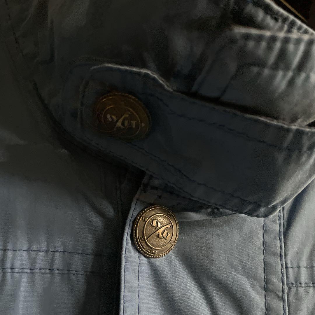 NFL EAGLES 3段ロゴプリントパーカー ×ヴィンテージ バイカラーベスト