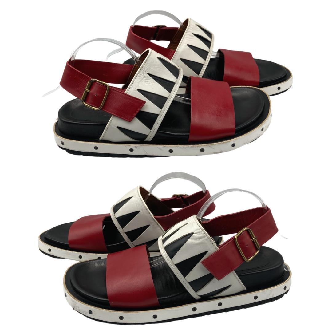 【希少】　MARNI マルニ　レザー サンダル　サイズ43　28㎝　0413