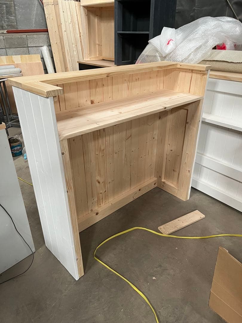 現品処分品　レジカウンター　受付カウンター