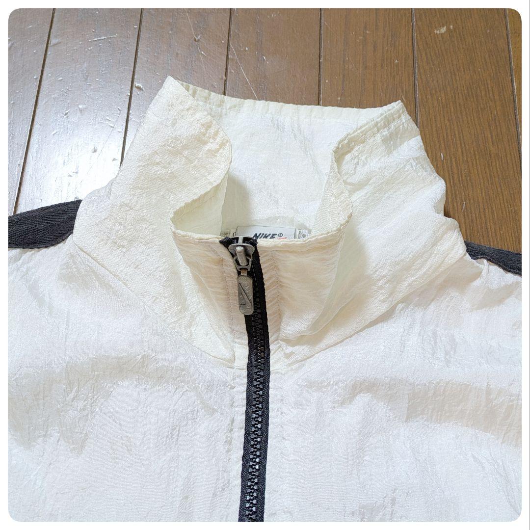 〚やぶれ、汚れ、訳あり〛　風車ナイキ　ナイロンジャケット　90年代　ビンテージ