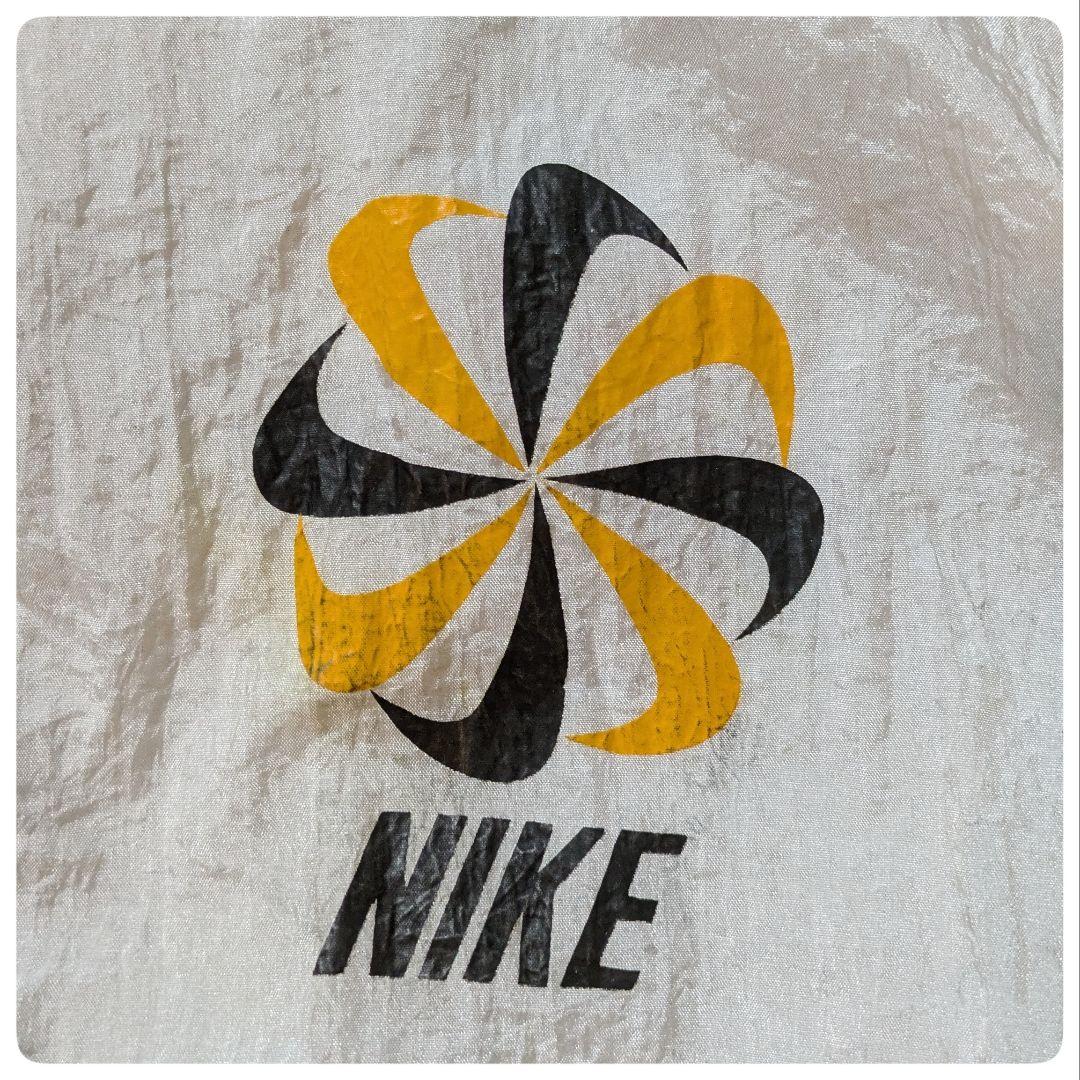 〚やぶれ、汚れ、訳あり〛　風車ナイキ　ナイロンジャケット　90年代　ビンテージ