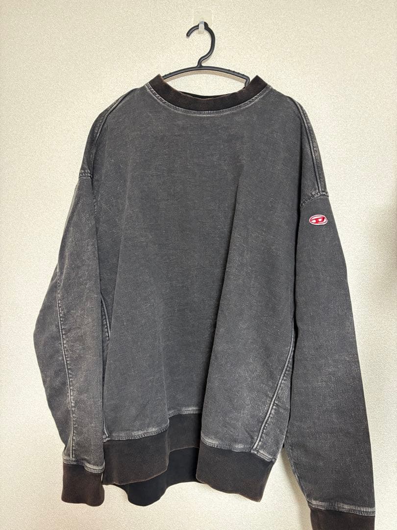 【新品】DIESEL D-Krib Track Denim Sweatshirt