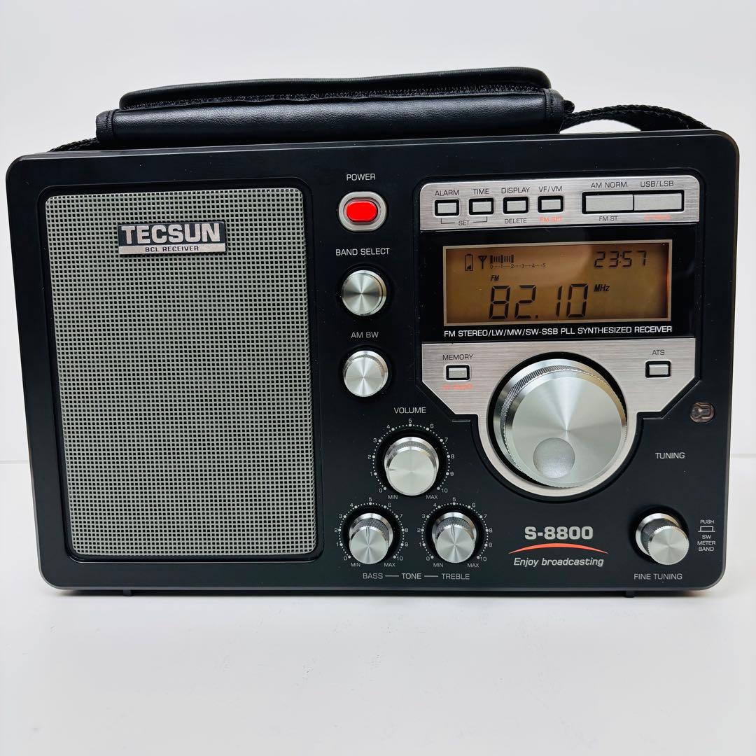 【美品】TECSUN PLL ワールドバンド　ラジオ　レシーバー　S-8800