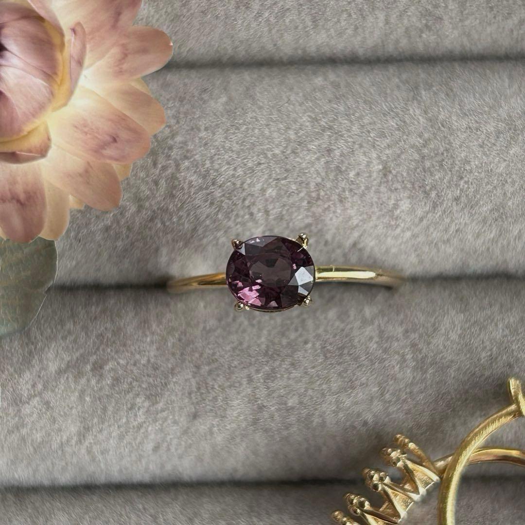 カラーチェンジガーネットのリング