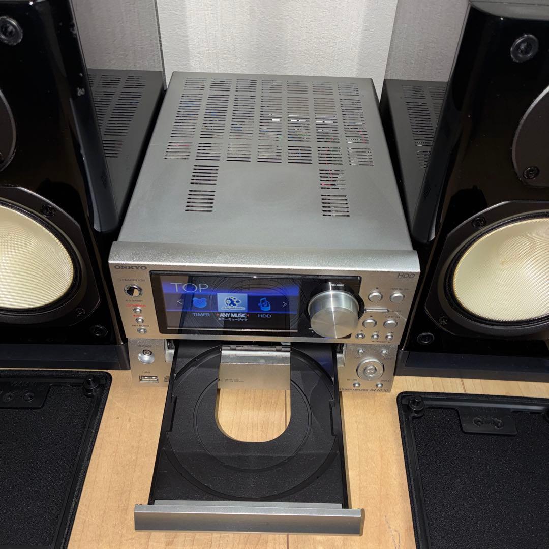 動作ok ONKYO BR-NX10 CD HDD ミニコンポ HDD80GB