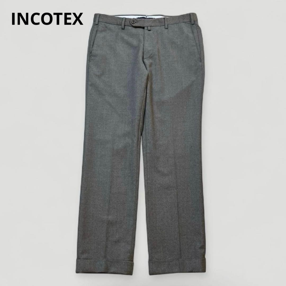 【SUPER100’s 48】インコテックス スラックス ウール100%