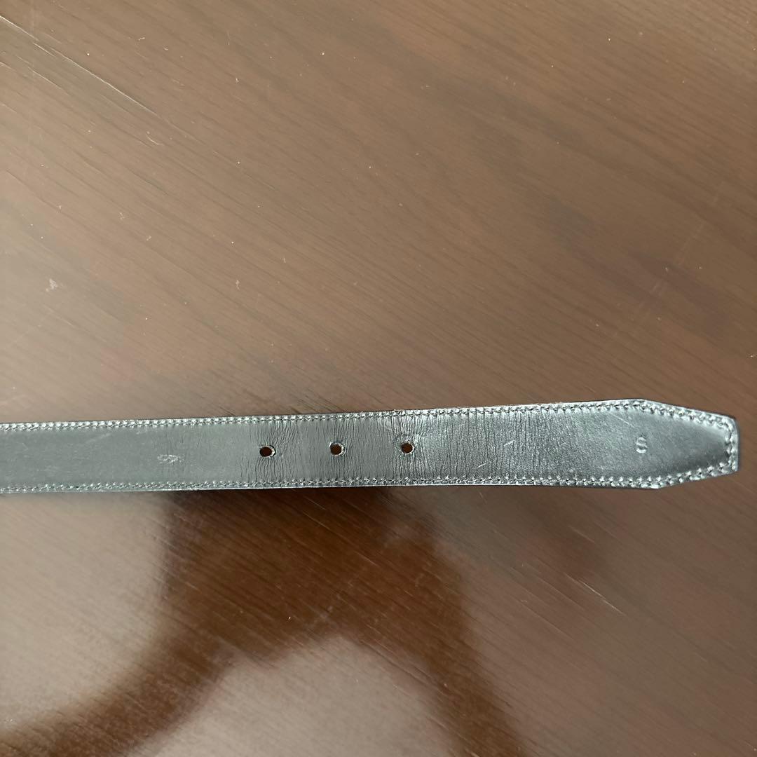 Salvatore Ferragamo 黒レザー ベルト S