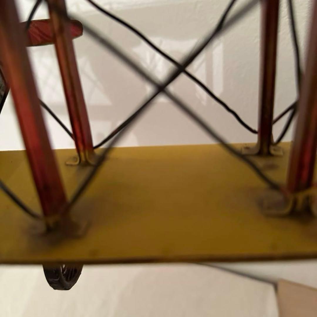 ブリキのおもちゃ 飛行機 複葉機 JN-7H