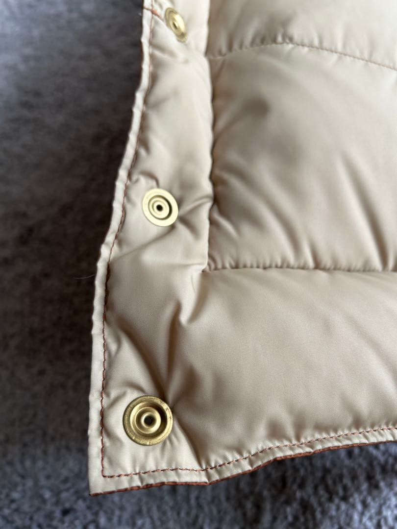 RockyMountainFeatherbedダウンベスト 36レザーヨーク美品