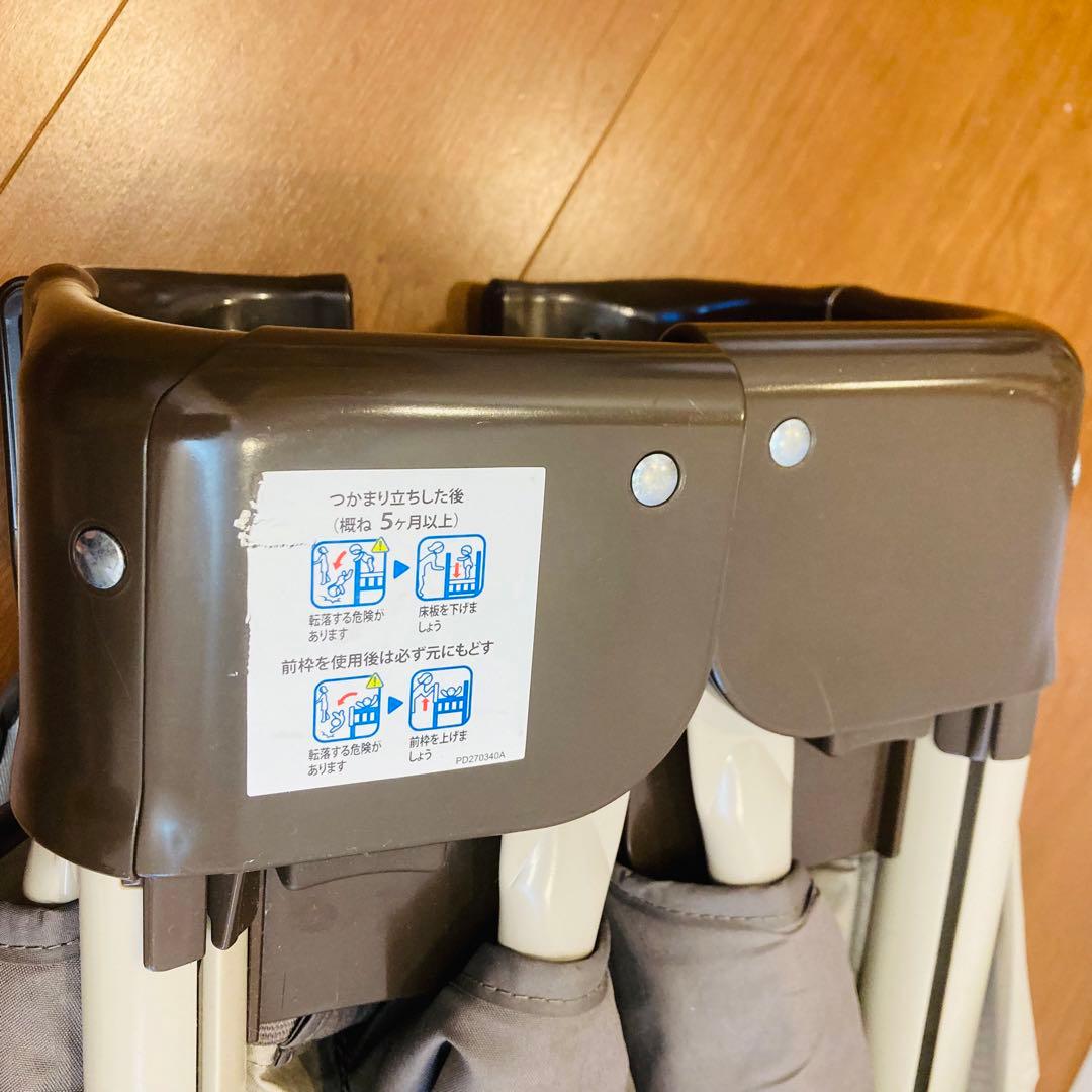 アップリカ　ココネルエアー　ココアブラウン　aprica ベビーベッド