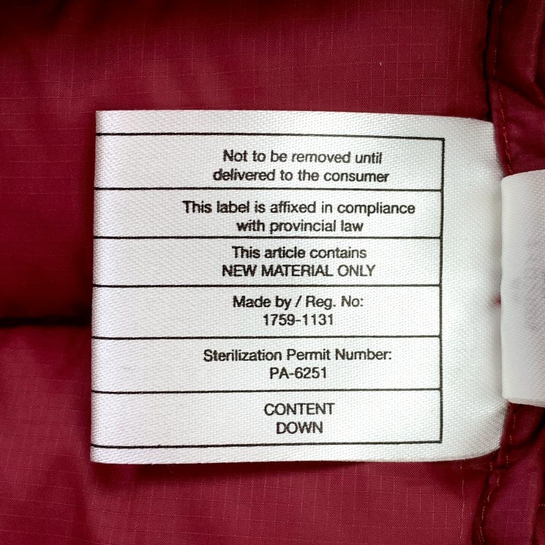 美品★22年モデル パタゴニア ダウンセーター ベスト レッド メンズ　D929