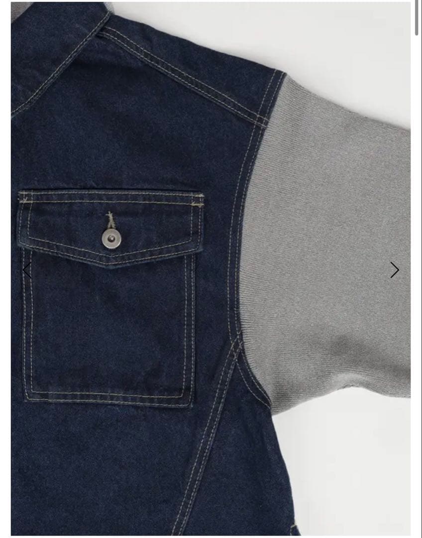 新品　vinニットドッキングジャケット　ネイビー　ヤマダヤ