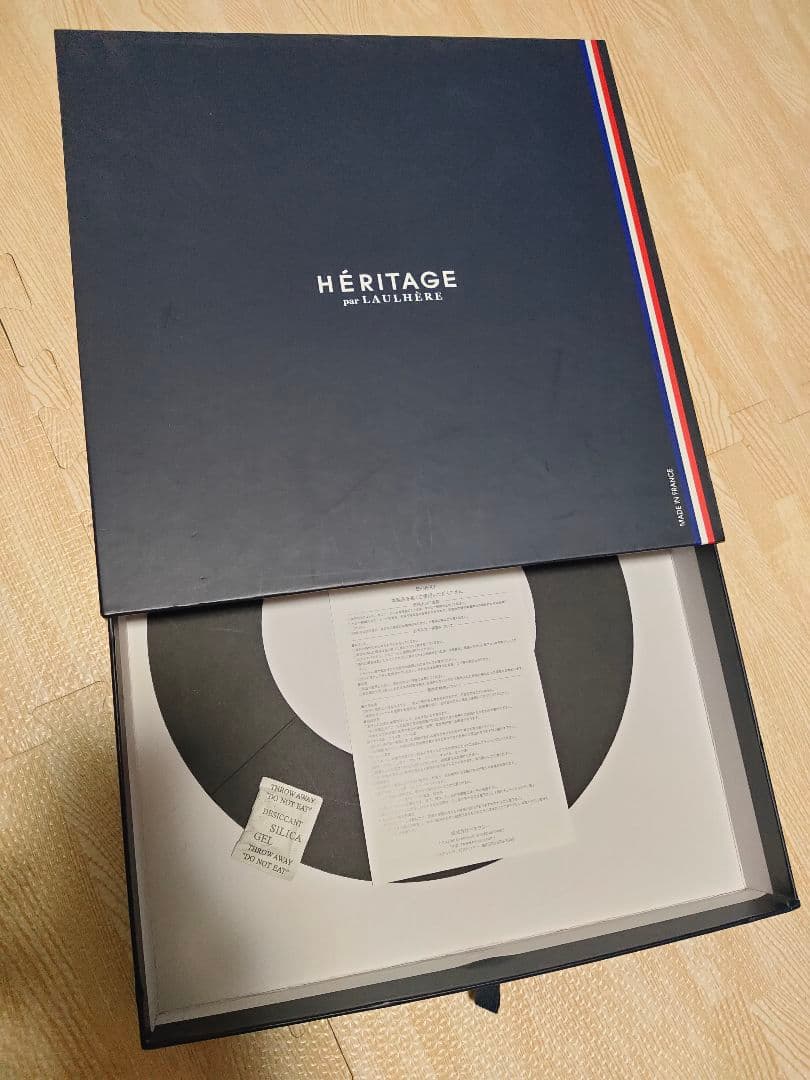 LAULHERE ロレール メンズ ベレー帽 58cm ウール 紺 新品