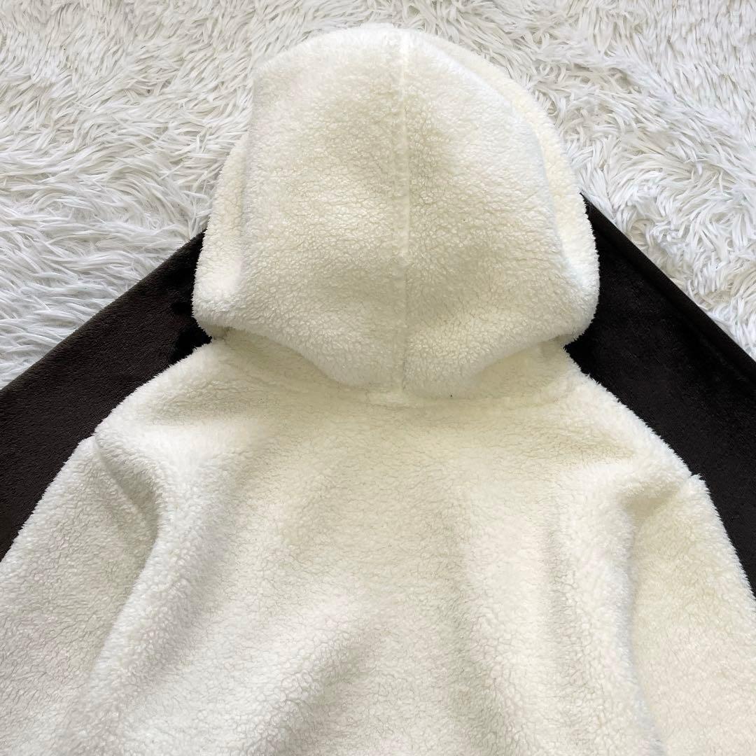 極美品✨ポロラルフローレン ボアパーカー フリース ビッグポニー 現行 白 M