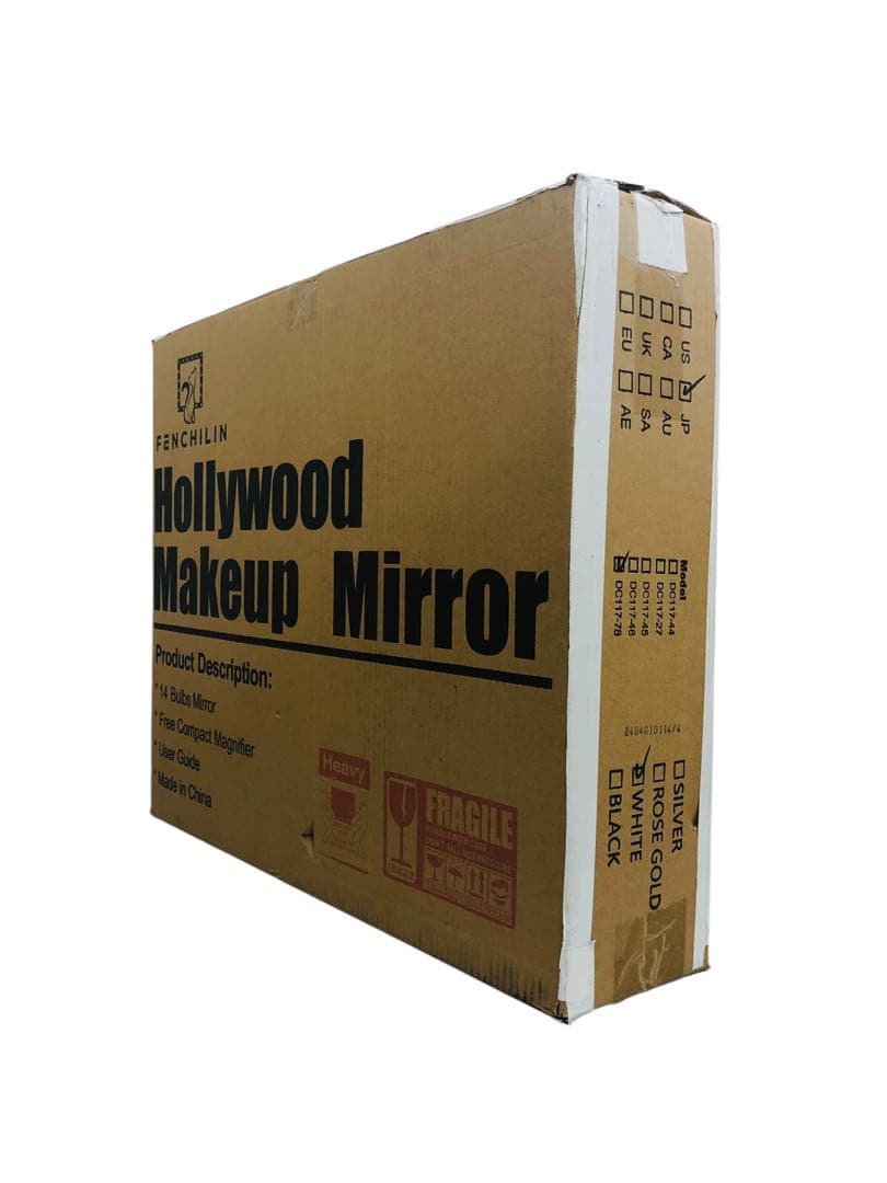 【開封済・未使用】FENCHILIN 女優ミラー 化粧鏡 ハリウッドミラー 鏡