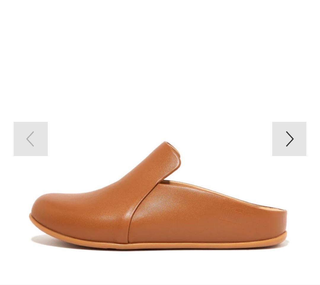 ぺ*け様 【新品未使用】fitflop サボ　レザー　ブラウン　US6 23cm