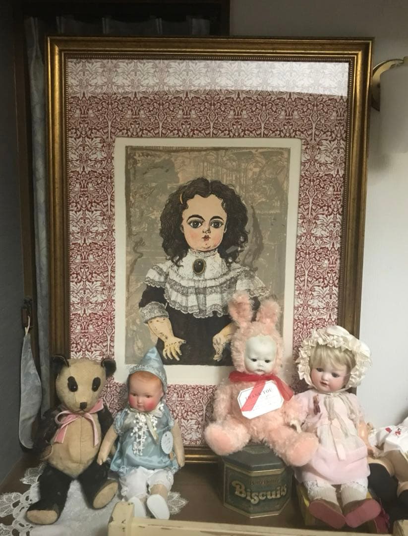 【大きめ額装】キヨンドール　小澤清人　版画　　　シルクスクリーン