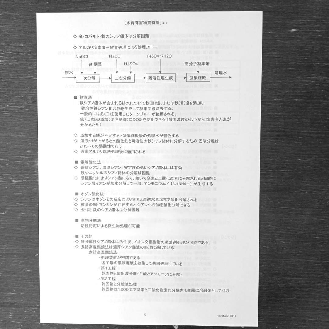 【これだけ合格ノート　水質１種】　公害防止管理者